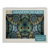 ブルーコレクション抽象芸術フラクタル2026 カレンダー (カバー)