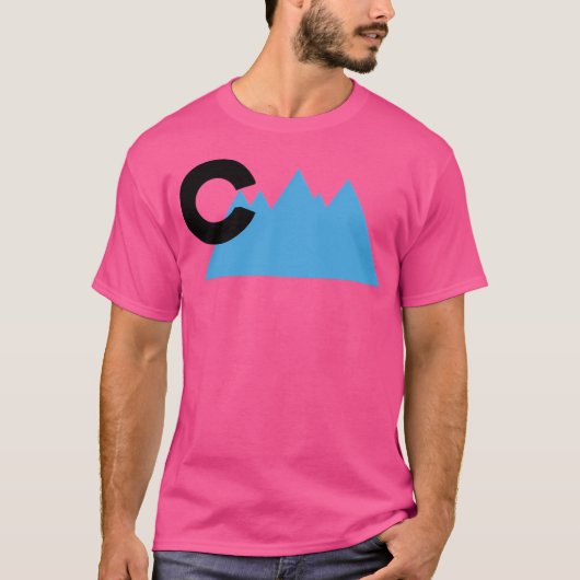 ブルーコロラドマウンテンズアクティブ Tシャツ (正面)