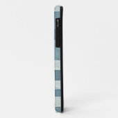 「ブルーコンクリート」カスタムモノグラム電話ケース Case-Mate iPhoneケース (裏面/左)