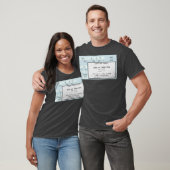 ブルーコンサートチケット Tシャツ (ユニセックス)