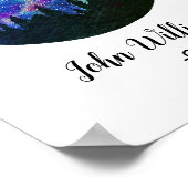 ブルーコンステレーションライブラリ占星術サインギフト ポスター (角)