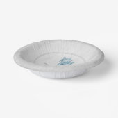 ブルーコンチシェル結婚ズ紙ボウル ペーパーボウル (傾斜あり)