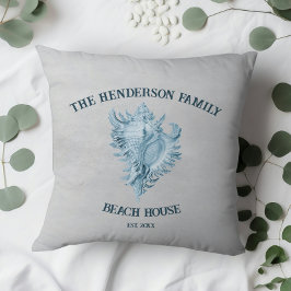 ブルーコンチシェル クッション