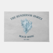 ブルーコンチシェル ドアマット (正面)