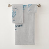 ブルーコンチシェル バスタオルセット (インサイチュ)