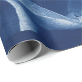 ブルーコンテンポラリーフローラシアノタイプ撮影 ラッピングペーパー (ロールコーナー)