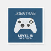 ブルーコントローラゲーマーレベルアップ特典バッグ スタンダードカクテルナプキン (正面)