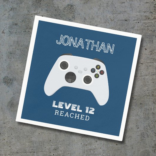 ブルーコントローラゲーマーレベルアップ特典バッグ スタンダードカクテルナプキン