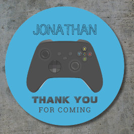 ブルーコントローラゲーマーレベルアップ特典バッグ ラウンドシール