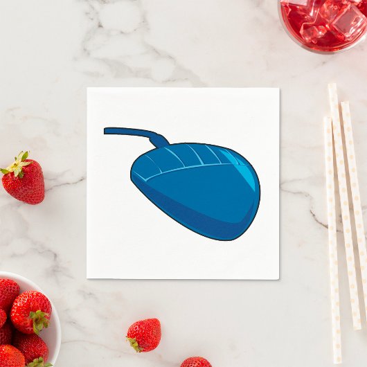 ブルーコンピュータマウス技術紙ナプキンス スタンダードカクテルナプキン