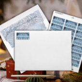 ブルーコージー格子戸ウィンター住所 シール