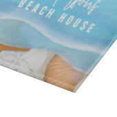 ブルーコースタルシーサイドお洒落海貝 カッティングボード (角)