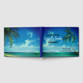 ブルーコースタルファミリービーチハウスウェルカム ゲストブック (全面)