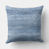 ブルーコースタルボホ装飾用クッション クッション (裏面)