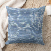 ブルーコースタルボホ装飾用クッション クッション (ブランケット)