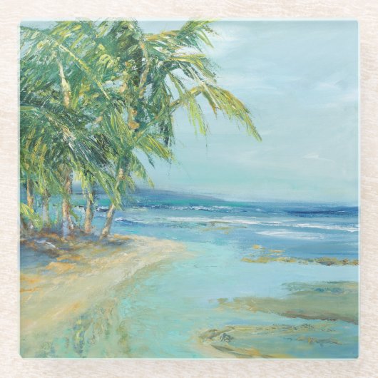 ブルーコースタルラグーン ガラスコースター (正面)