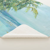 ブルーコースタルラグーン シェルパブランケット (3/4)