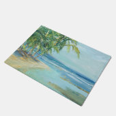 ブルーコースタルラグーン ドアマット (アングル)