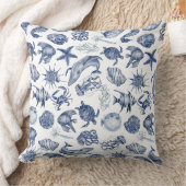 ブルーコースタルリビングホームデコール クッション (ブランケット)