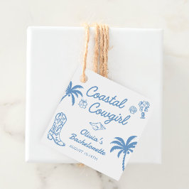 ブルーコーストカウガールバチェロレッテパーティー フェイバータグ