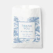 ブルーコーストトイル結婚ズサンキューカード フェイバーバッグ (正面)