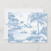 ブルーコーストトワール結婚式の出欠確認カード 出欠カード (裏面)