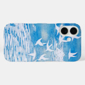 ブルーコーストバモダンリズウォーターカラーアート Case-Mate iPhoneケース (裏面 (横))
