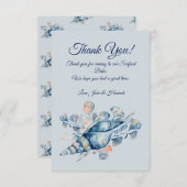 ブルーコーストビーチサンキューカード サンキューカード (正面/裏面)