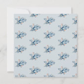 ブルーコーストビーチ結婚式記念日招待状 招待状 (裏面)