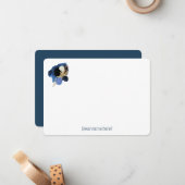 ブルーコーストフローラジャパンディすべての行事 空白の ノートカード (正面/裏面インサイチュ)