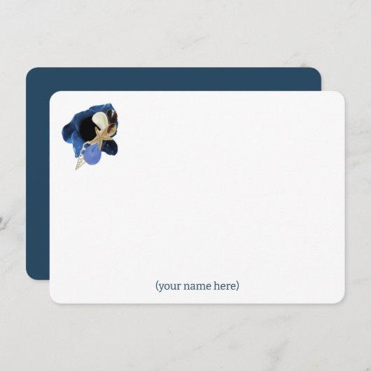 ブルーコーストフローラジャパンディすべての行事 空白の ノートカード (正面/裏面)