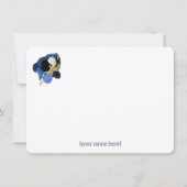 ブルーコーストフローラジャパンディすべての行事 空白の ノートカード (正面)