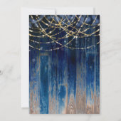 ブルーコースト素朴アルンウッド《写真》ぼけ味スウィート16 招待状 (裏面)