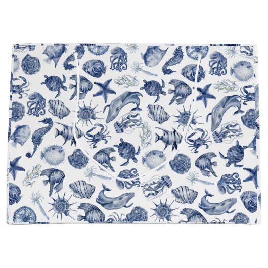 ブルーコースト結婚抱き枕 ラージペーパーバッグ (正面)