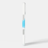 ブルーコーヒーカップソーサー豆「But First Coffee」 Case-Mate iPhoneケース (裏面 / 右)