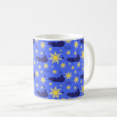 ブルーコーヒーマグのナンタケット良い雰囲気(およびその他) コーヒーマグカップ (正面右)