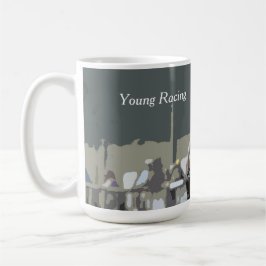 ブルーコーヒーマグの騎手と競走馬 コーヒーマグカップ
