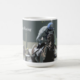 ブルーコーヒーマグの騎手と競走馬 コーヒーマグカップ