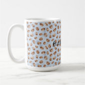 ブルーコーヒー豆 コーヒーマグカップ (左)
