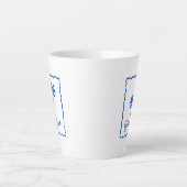 ブルーコーブ カフェラテマグ (正面)
