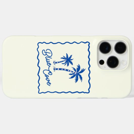 ブルーコーブ Case-Mate iPhoneケース (裏面 (横))