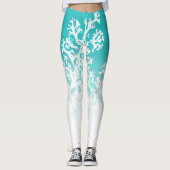 ブルーコーラルグラフィック レギンス (正面)