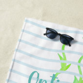 ブルーコーラルシーシェル&ブルーパール ビーチタオル (インサイチュ)