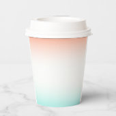 ブルーコーラルリネン ブレンド 紙コップ (裏面)