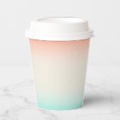 ブルーコーラルリネン ブレンド 紙コップ (正面)