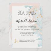 ブルーコーラル抽象芸術 招待状 (正面/裏面)