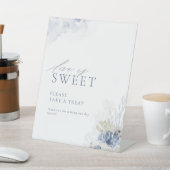 ブルーコーラル&シーシェルビーチラブズスウィートフリット 台座サイン (インサイチュ)