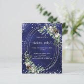 ブルーコーンパイングリッタークリスマスパーティの招待状 (スタンド正面)