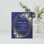 ブルーコーンパイングリーンクリスマスパーティの招待状 (スタンド正面)