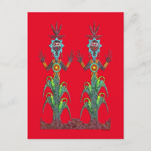 ブルーコーンピープル ポストカード (正面)